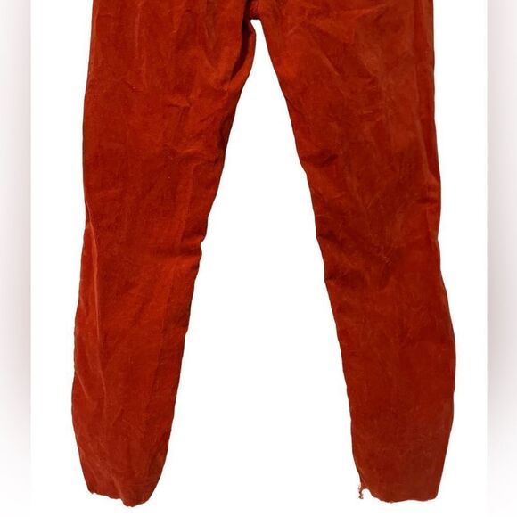 Cello 3 straight leg corduroy pants orange rust burnt orange GUC women’s - Picture 4 of 8